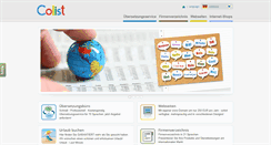 Desktop Screenshot of colist.eu