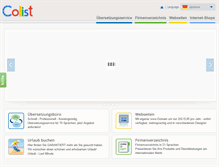 Tablet Screenshot of colist.eu